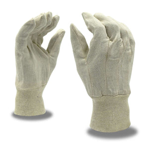 Cotton Canvas Gloves, Men's 8 oz. Knit Wrist