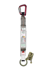 Max-Force™ Absorber with Aluminum Carabiner & ADP Rope Grab Zinc