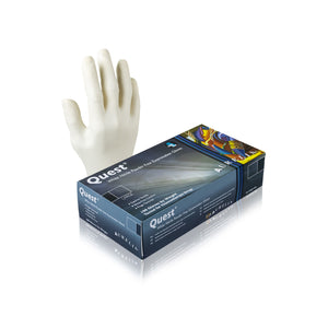 Aurelia Quest White Nitrile Gloves (4.0 Mil) | Exam Grade | Case of 1000