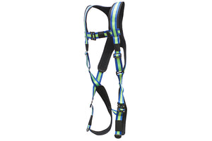 Pro-Deluxe™ Safety Fully Adjustable Light Weight Harness – Blue / Green