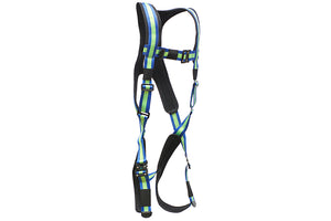 Pro-Deluxe™ Safety Fully Adjustable Light Weight Harness – Blue / Green