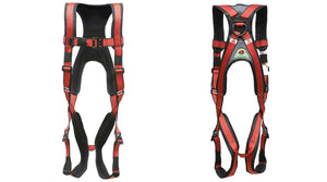 Pro-Deluxe™ Safety Fully Adjustable Light Weight Harness – Red