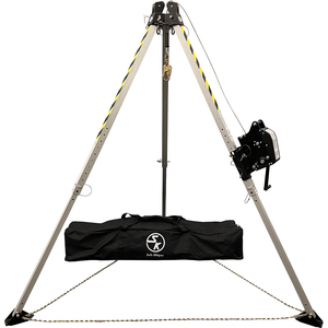 Anaconda™ Confined Space Entry System - Adjustable 7ft Tripod, Winch, and SRL