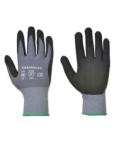 P-Grip Polyurethane Coated Glove, Gray/Gray, 12/pair