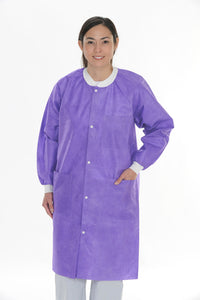 Valumax Medium Weight Knee Length Disposable Lab Coats