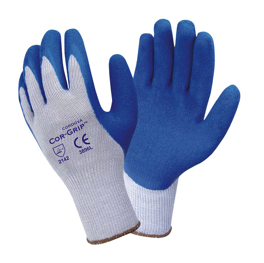 Seamless Rubber Palm Coated Polyester/Cotton Gloves - 300E