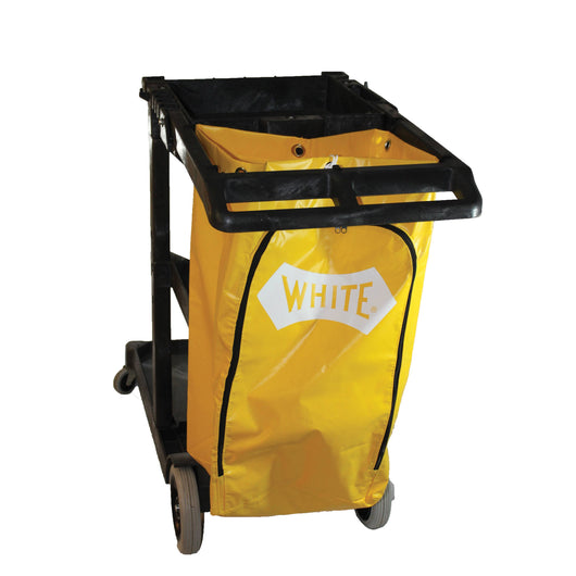 JL Janitor Cart Gray with Cover