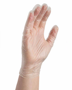 Clear Vinyl Powder-Free Disposable Gloves