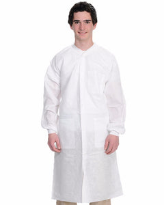 Valumax Medium Weight Knee Length Disposable Lab Coats