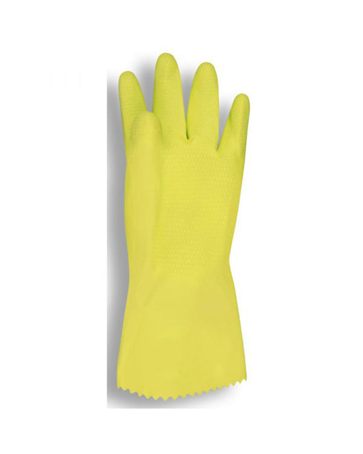 Yellow Latex Dipped Nitrile Coated Work Gloves Safety Working