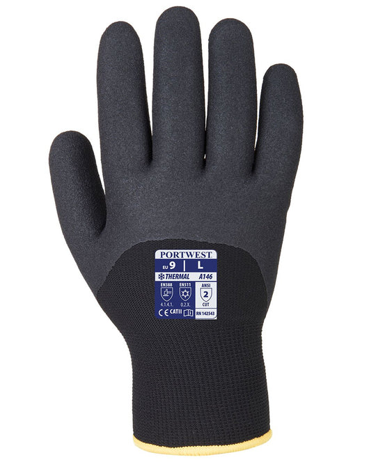 Portwest Arctic Winter Grip Glove - Nitrile Sandy - A146