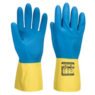 Galeton 5923L 5923 Blue Steel Nitrile Coated Gloves, Smooth Finish, Safety Cuff, Large Pack of 12