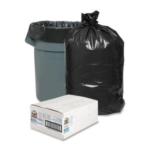 Dynamic 03500 42 Gal 3mil Black Contractor Trash Bags (50 Pack