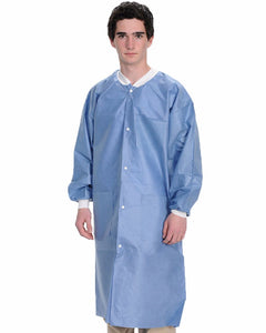 Valumax Medium Weight Knee Length Disposable Lab Coats